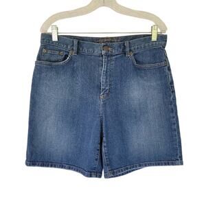 Lauren Ralph Lauren Jean Shorts Medium Wash Denim Women Size 10 Vintage Classic